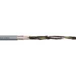 Igus chainflex CF140.UL Control Cable, 3 Cores, 1.5 mm², Screened, 10m, Grey PVC Sheath, 15 AWG