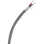Belden 5100FE Control Cable, 2 Cores, 2.09 mm², Screened, 152m, Grey PVC Sheath, 14 AWG