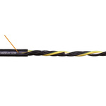 Igus chainflex CF30 Control Cable, 4 Cores, 1.5 mm², YY, Unscreened, 10m, Black PVC Sheath, 15 AWG