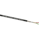Lapp UNITRONIC BUS PA FC Data Cable, 2 Cores, 1 mm², Screened, 50m, Black/Blue PVC Sheath, 17 AWG