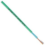 Lapp UNITRONIC BUS EIB Data Cable, 2 Cores, 0.8 mm², Screened, 100m, Green PVC Sheath, 18 AWG