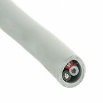 Alpha Wire Alpha Essentials Control Cable, 3 Cores, 0.35 mm², Unscreened, 30m, Grey PVC Sheath, 22 AWG