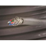 Alpha Wire Alpha Essentials Control Cable, 5 Cores, 0.23 mm², Screened, 30m, Grey PVC Sheath, 24 AWG