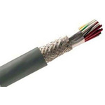 Alpha Wire Alpha Essentials Control Cable, 30 Cores, 0.35 mm², Screened, 30m, Grey PVC Sheath, 22 AWG