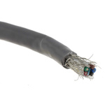 Alpha Wire Alpha Essentials Control Cable, 6 Cores, 0.35 mm², Screened, 30m, Grey PVC Sheath, 22 AWG