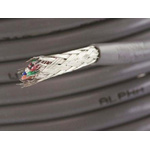 Alpha Wire Alpha Essentials Control Cable, 10 Cores, 0.35 mm², Screened, 30m, Grey PVC Sheath, 22 AWG