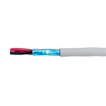 Alpha Wire EcoCable Mini Control Cable, 2 Cores, 0.24 mm², ECO, Screened, 30m, Grey mPPE Sheath, 24 AWG