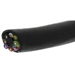 Alpha Wire Xtra-Guard 2 Control Cable, 8 Cores, 0.56 mm², Unscreened, 30m, Black PE Sheath, 20 AWG