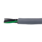 Alpha Wire EcoFlex PUR Control Cable, 4 Cores, 0.33 mm², ECO, Unscreened, 30m, Grey PUR Sheath, 22 AWG