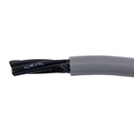 Alpha Wire EcoFlex PUR Control Cable, 7 Cores, 0.5 mm², ECO, Unscreened, 30m, Grey PUR Sheath, 20 AWG