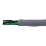 Alpha Wire EcoFlex PUR Control Cable, 4 Cores, 0.78 mm², ECO, Unscreened, 30m, Grey PUR Sheath, 18 AWG