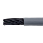 Alpha Wire EcoFlex PUR Control Cable, 18 Cores, 0.78 mm², ECO, Unscreened, 30m, Grey PUR Sheath, 18 AWG