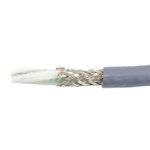 Alpha Wire EcoFlex PUR Control Cable, 3 Cores, 1.33 mm², ECO, Screened, 30m, Grey PUR Sheath, 16 AWG