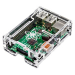 ADAFRUIT INDUSTRIES Acrylic Case for use with Raspberry Pi 2B, Raspberry Pi B+ in Clear