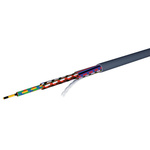 AXINDUS HIFLEX-Y Control Cable, 3 Cores, 0.5 mm², LIYY, Unscreened, 50m, Grey PVC Sheath, 20 AWG