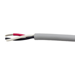 Alpha Wire EcoCable Mini Control Cable, 3 Cores, 0.15 mm², ECO, Unscreened, 305m, Grey mPPE Sheath, 26 AWG