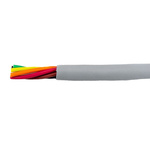 Alpha Wire EcoCable Mini Control Cable, 6 Cores, 0.15 mm², ECO, Unscreened, 305m, Grey mPPE Sheath, 26 AWG
