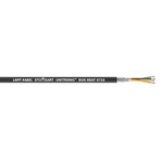 Lapp UNITRONIC BUS HEAT Data Cable, 4 Cores, 0.5 mm², Screened, 100m, Black PUR Sheath, 20 AWG