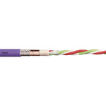 Igus chainflex CFBUS Data Cable, 4 Cores, 0.38 mm², Screened, 25m, Purple TPE Sheath, 21 AWG