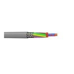 AXINDUS HIFLEX-CY Control Cable, 19 Cores, 0.75 mm², LiYCY, Screened, 100m, Grey PVC Sheath