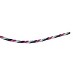 Alpha Wire 1115 Control Cable, 2 Cores, 0.05 mm², Unscreened, 100ft, Multicoloured PVC Sheath, 30 AWG