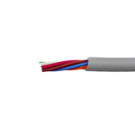 Alpha Wire EcoFlex Control Cable, 7 Cores, 0.81 mm², ECO, Unscreened, 30m, Grey mPPE Sheath, 18 AWG