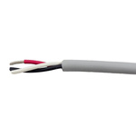 Alpha Wire EcoCable Mini Control Cable, 3 Cores, 0.09 mm², ECO, Unscreened, 30m, Grey mPPE Sheath, 28 AWG