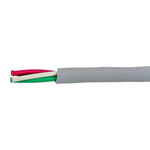 Alpha Wire EcoCable Mini Control Cable, 4 Cores, 0.61 mm², ECO, Unscreened, 30m, Grey mPPE Sheath, 20 AWG