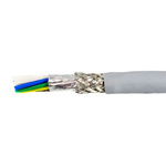 Alpha Wire EcoCable Mini Control Cable, 10 Cores, 0.38 mm², ECO, Screened, 30m, Grey mPPE Sheath, 22 AWG