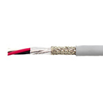 Alpha Wire EcoCable Mini Control Cable, 3 Cores, 0.61 mm², ECO, Screened, 30m, Grey mPPE Sheath, 20 AWG