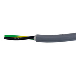 Alpha Wire EcoFlex PUR Control Cable, 2 Cores, 0.78 mm², ECO, Unscreened, 30m, Grey PUR Sheath, 18 AWG