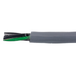 Alpha Wire EcoFlex PUR Control Cable, 4 Cores, 2 mm², ECO, Unscreened, 30m, Grey PUR Sheath, 14 AWG