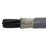 Alpha Wire EcoFlex PUR Control Cable, 7 Cores, 1.33 mm², ECO, Screened, 30m, Grey PUR Sheath, 16 AWG