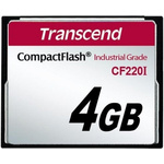 Transcend CF220I CompactFlash Industrial 4 GB SLC Compact Flash Card
