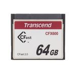 Transcend CFX600 CFast Industrial 64 GB MLC Compact Flash Card