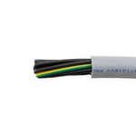 Alpha Wire Control Cable, 2 Cores, 1.5 mm², YY, Unscreened, 100m, Grey PVC Sheath