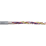 Igus chainflex CF211.PUR Data Cable, 2 Cores, 0.25 mm², Screened, 50m, Grey PUR Sheath, 24 AWG