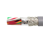 Alpha Wire Control Cable, 25 Cores, Screened, 30m, Grey PVC Sheath, 24 AWG