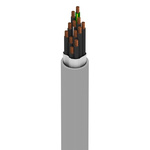 Alpha Wire Xtra-Guard Flex Multicore Industrial Cable, 12 Cores, Unscreened, 30.5m, Grey