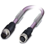 Phoenix Contact Control Cable, 5 Cores, 2x 0.25 mm², Screened, 15m, Purple