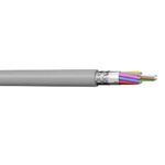 AXINDUS MC22E Control Cable, 10 Cores, 0.22 mm², Screened, 100m, Grey PVC Sheath, AWG24