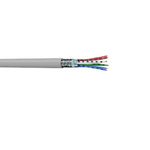 AXINDUS MP22E Control Cable, 24 Cores, 0.22 mm², Screened, 12 x 2x 0.22mm, Grey PVC Sheath