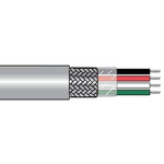 Alpha Wire 1736C Control Cable, 2 Cores, 0.34 mm², Unscreened, 500ft, Grey PVC Sheath, 22 AWG