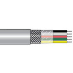 Alpha Wire M1126 Control Cable, 6 Cores, 0.5 mm², Screened, 500ft, Grey PVC Sheath, 20 AWG