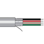 Alpha Wire M3234 Control Cable, 4 Cores, 0.5 mm², Screened, 1000ft, Grey PVC Sheath, 20 AWG