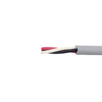 Alpha Wire EcoFlex Control Cable, 3 Cores, 0.35 mm², ECO, Unscreened, 30m, Grey mPPE Sheath, 22 AWG