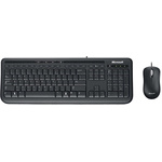Microsoft Keyboard and Mouse Set Wired QWERTY Black