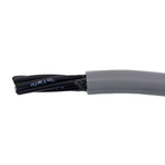 Alpha Wire EcoFlex PUR Control Cable, 7 Cores, 0.78 mm², ECO, Unscreened, 30m, Grey PUR Sheath, 18 AWG