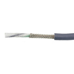 Alpha Wire EcoFlex PUR Control Cable, 2 Cores, 0.52 mm², ECO, Screened, 30m, Grey PUR Sheath, 20 AWG