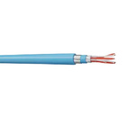 AXINDUS INSTRUM Control Cable, 7 Cores, 0.9 mm, EGFA, Screened, 100m, Blue PVC Sheath